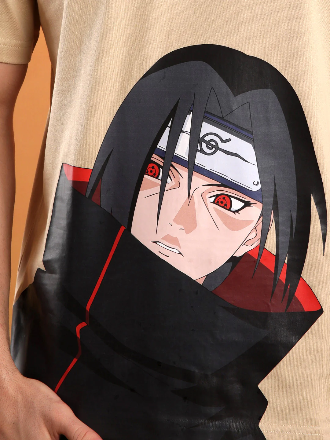 Itachi Uchiha Beige Naruto T-Shirt - Image 5