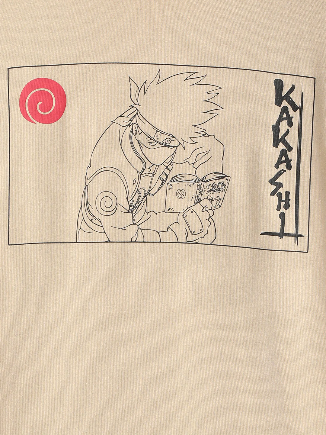 Kakashi Sensei Beige Naruto T-Shirt - Image 5