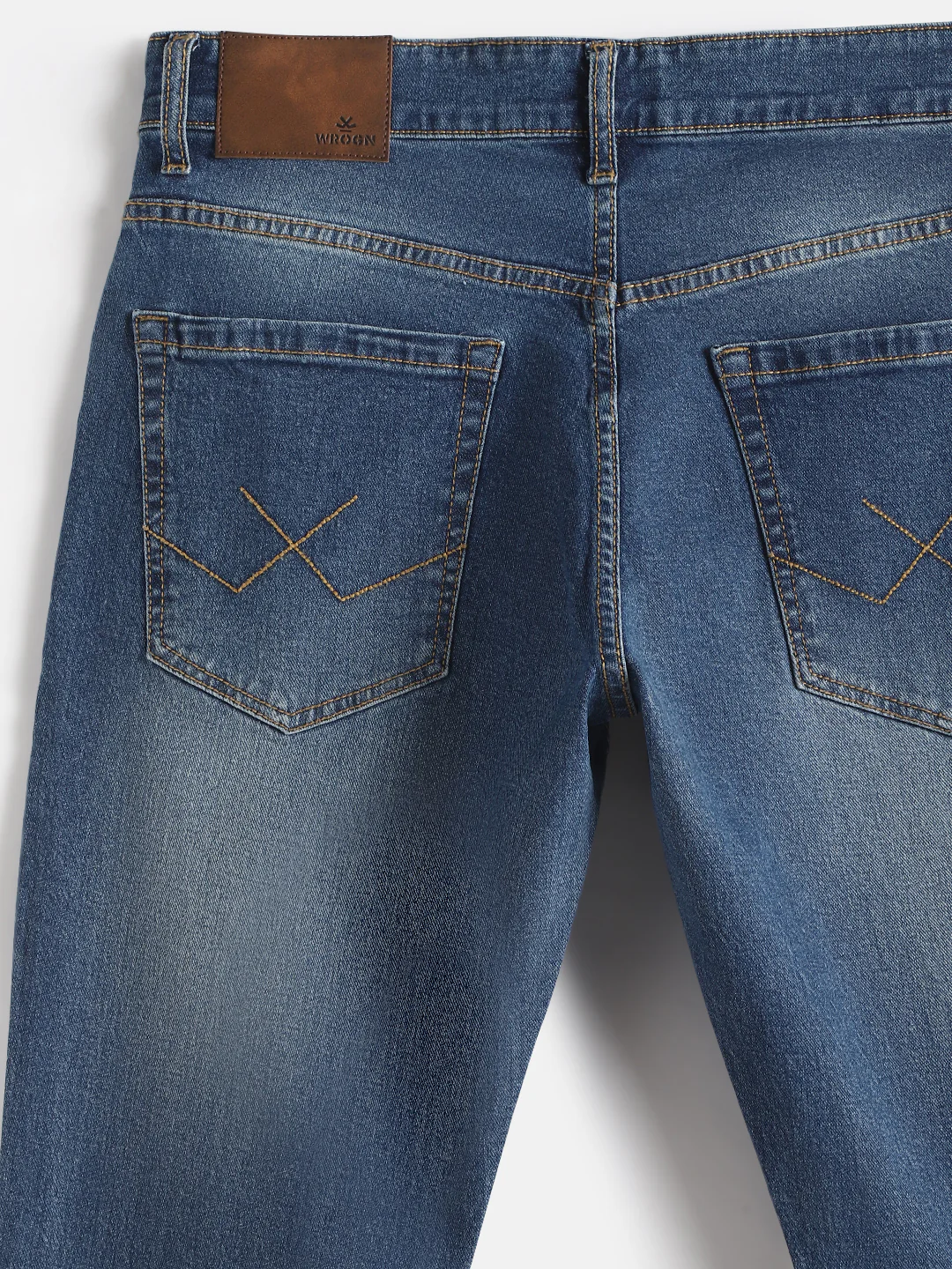 Light Fade Slim Fit Jeans | Blue - Image 4