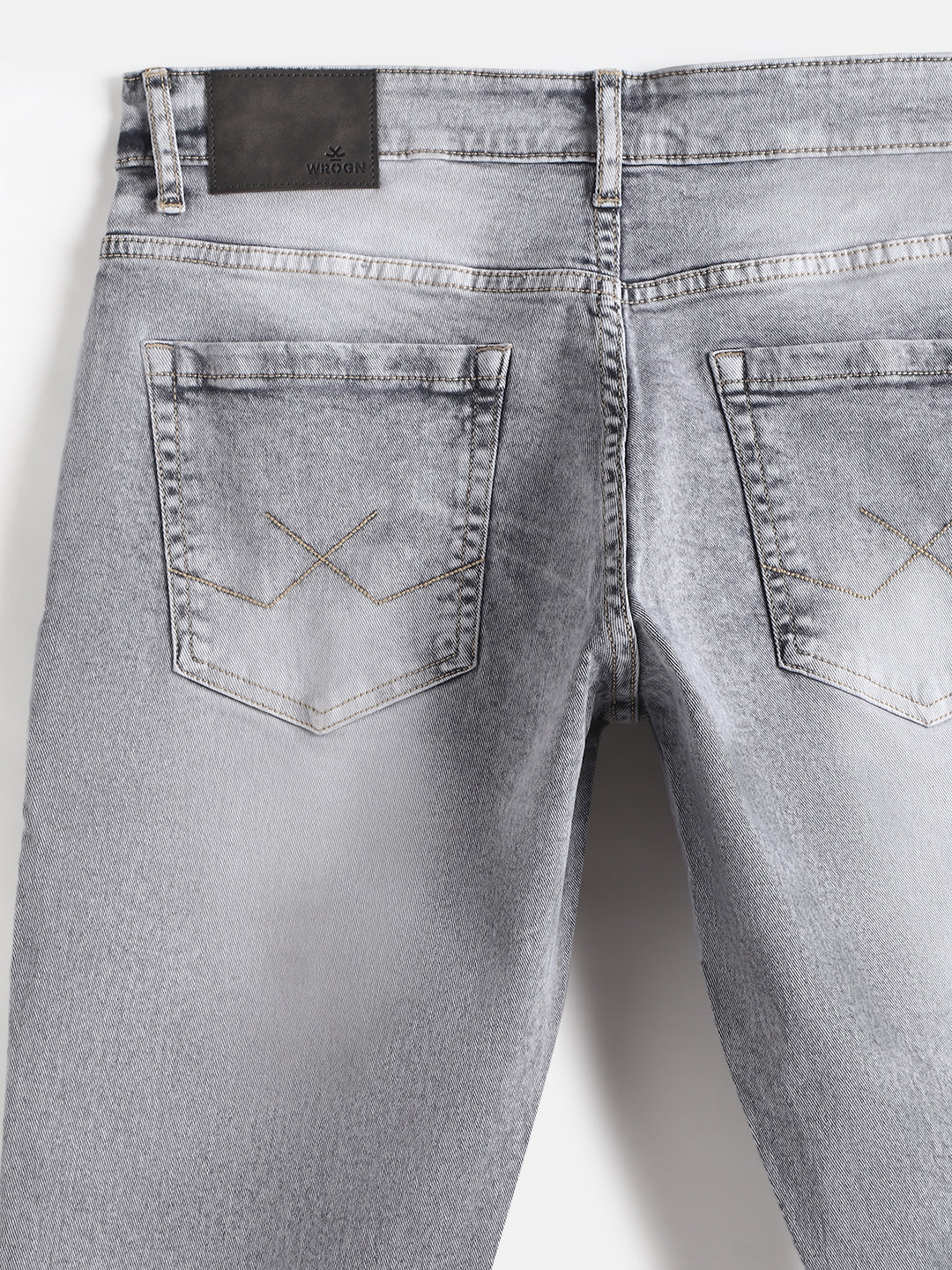 Light Fade Slim Fit Jeans | Grey - Image 4