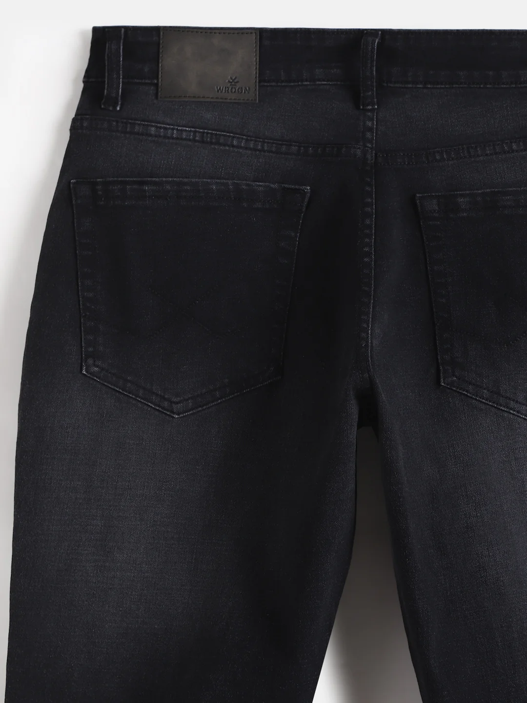 Light Fade Straight Fit Jeans | Grey - Image 4