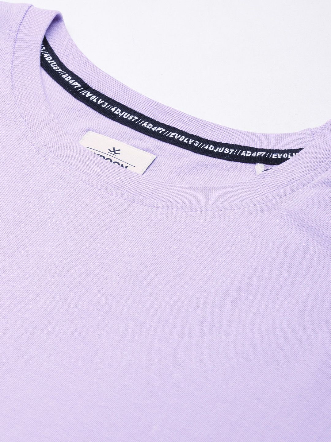 Logo Placement Printed T-Shirt | Lavender - Image 6