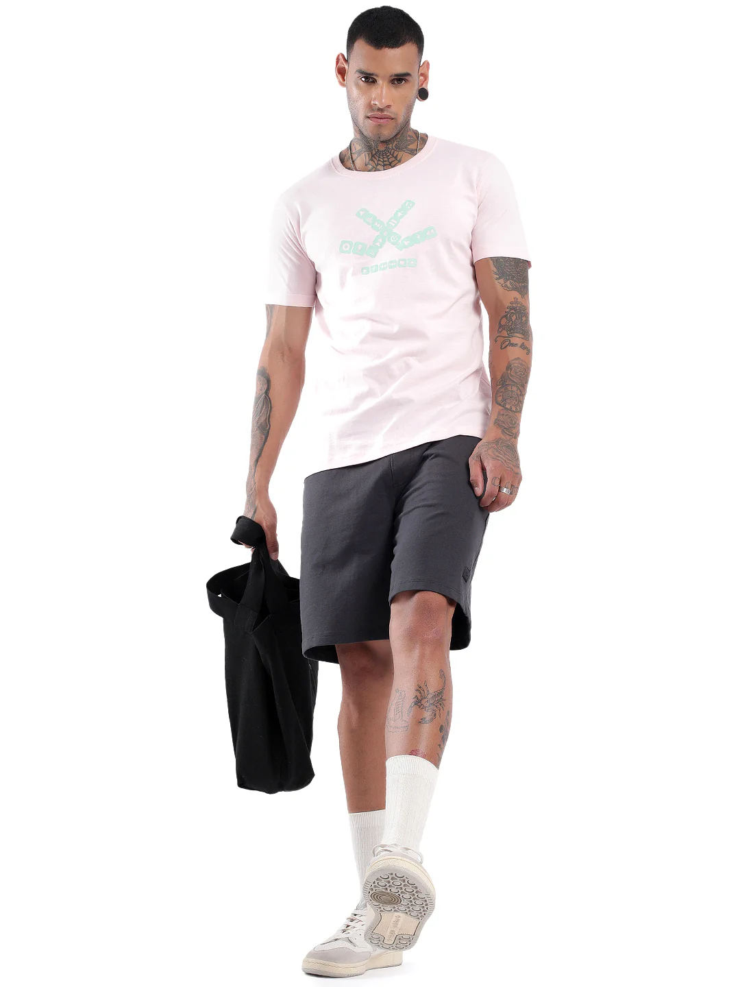 Logo Play Printed Pink T-Shirt - Image 2