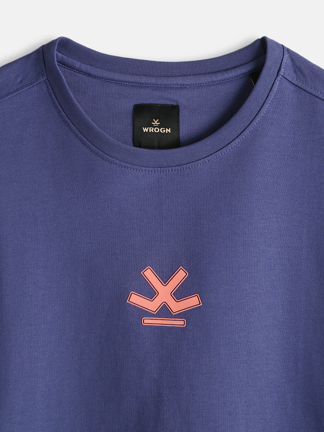 Logo Printed Oversized T-Shirt | Dark Blue - Image 2