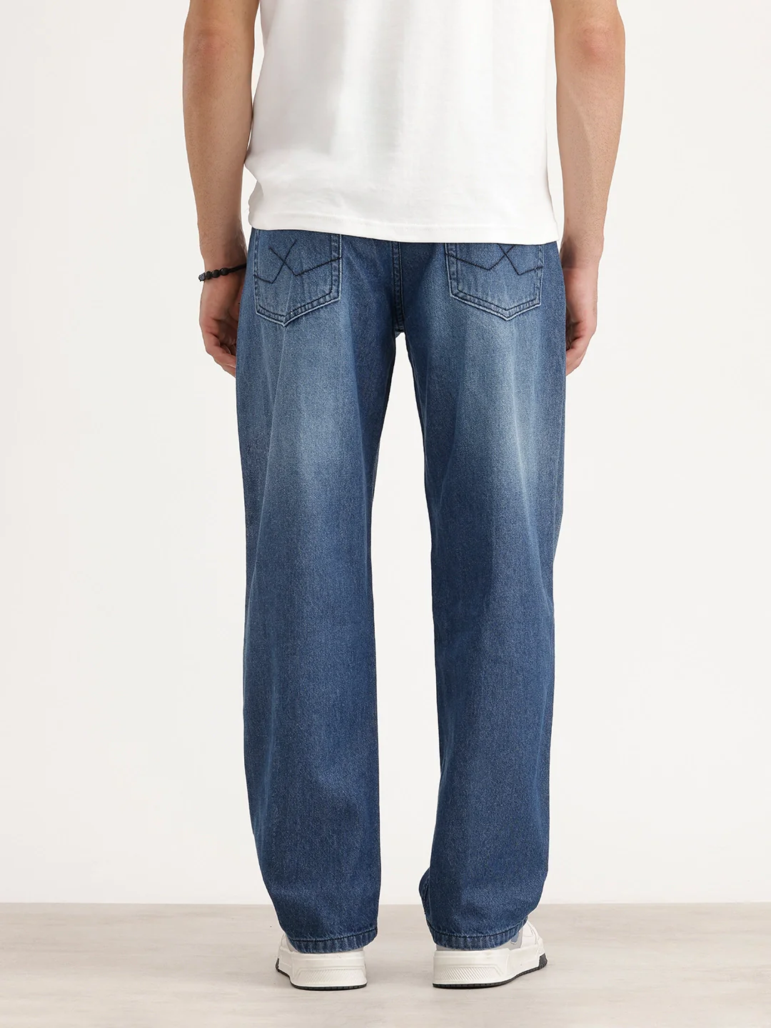 Loose Fit Denim Jeans | Light Blue - Image 3