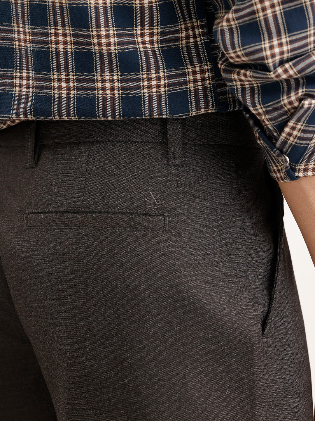 Loose Fit Pleated Trouser | Grey - Image 6
