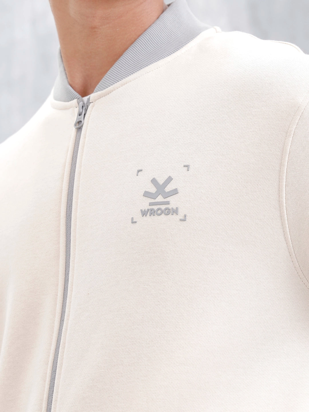 Men's Casual Zip-Up Jacket With Contrast Trim | Tapioca - Image 12