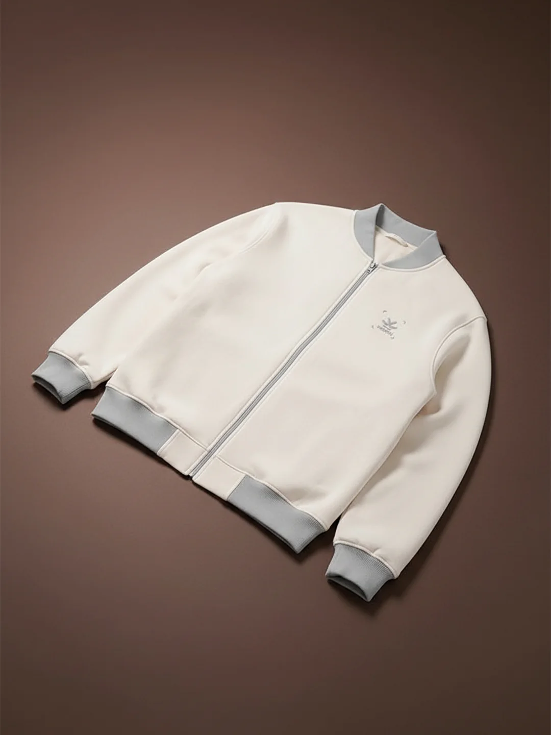 Men's Casual Zip-Up Jacket With Contrast Trim | Tapioca - Image 6