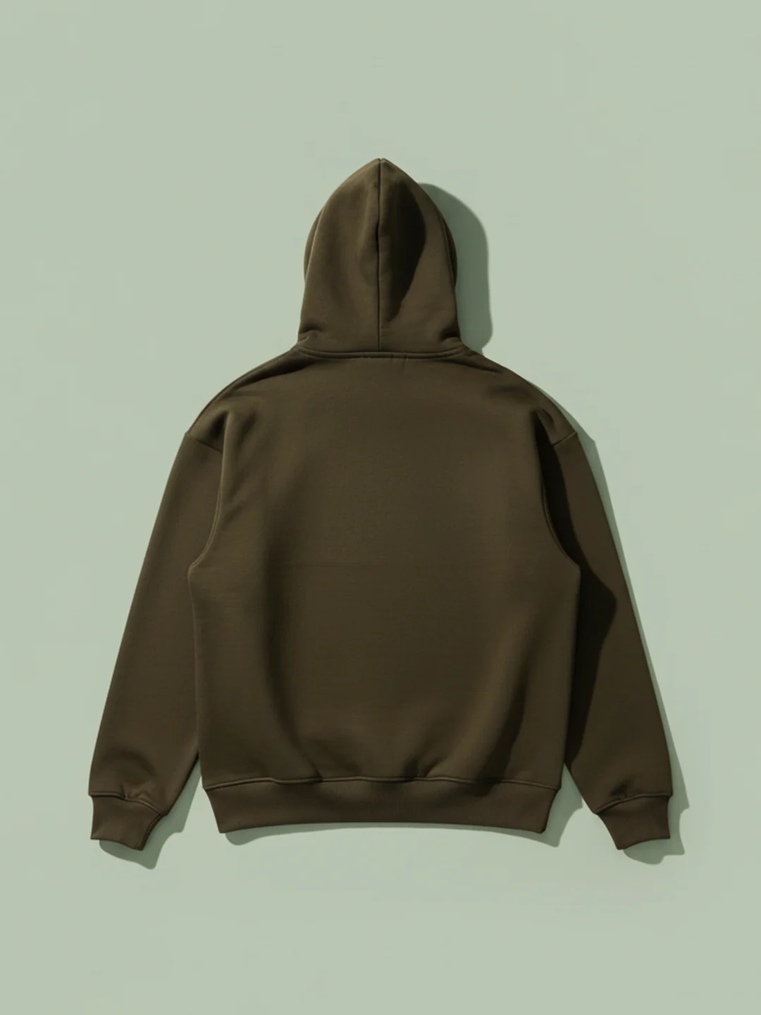 Men’s Olive Core Emblem Hoodie | Olive - Image 5