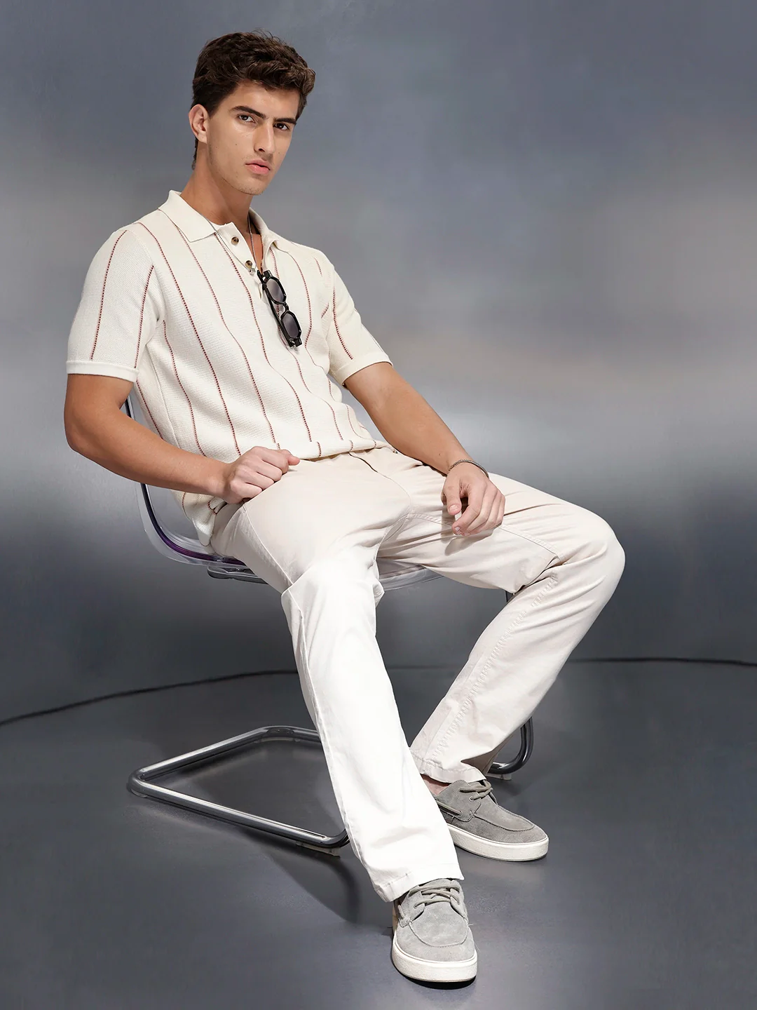 Men’s relax fit trousers | Beige - Image 2