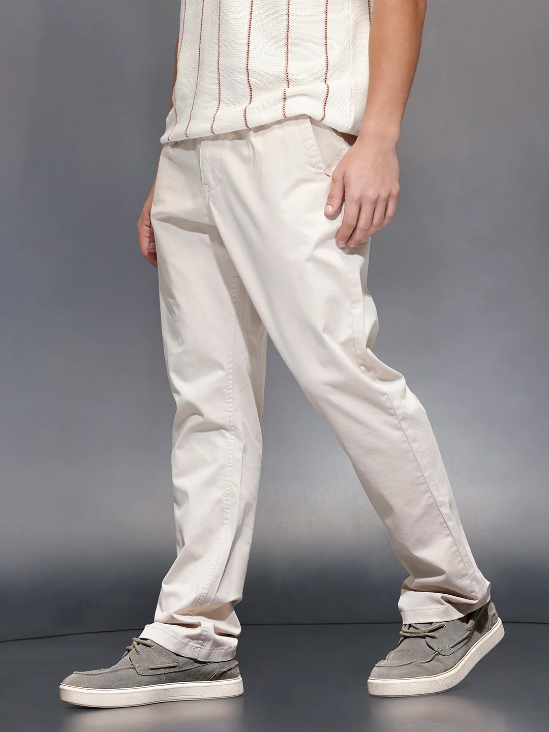 Men’s relax fit trousers | Beige - Image 4