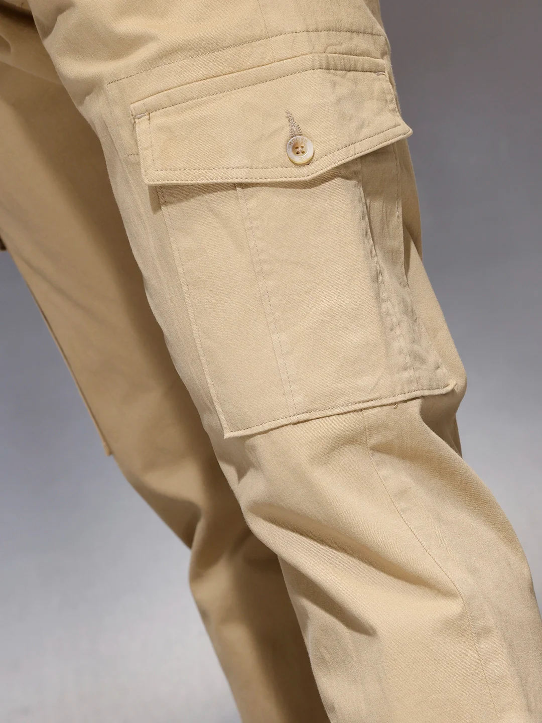 Men’s straight fit cargo | Khaki - Image 5