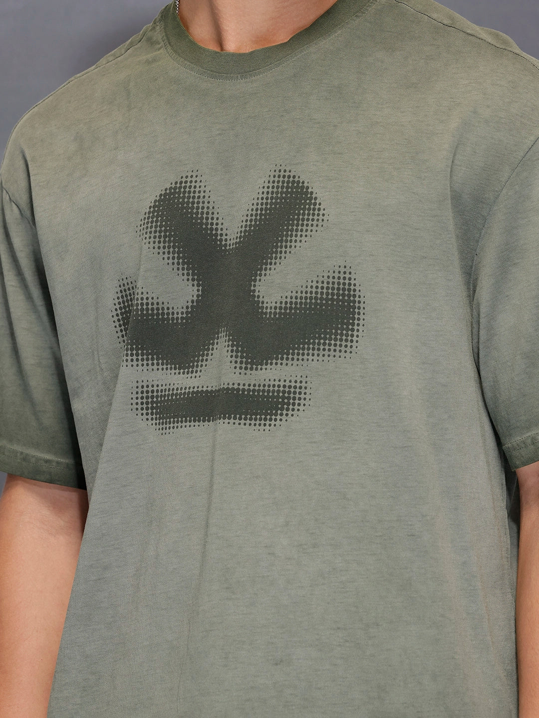 Men’s washed oversized tshirt | Charcoal - Image 4