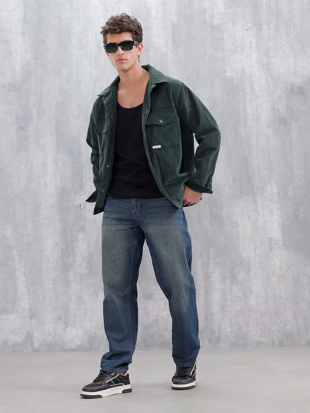 Men's Casual Anti Fit Jeans | Dark Stone - Image 2