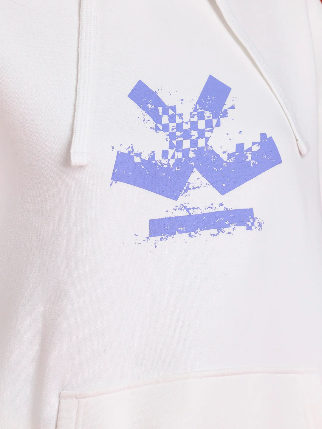 Men's Casual Branded Oversized Fit Sweatshirt | White - Image 11