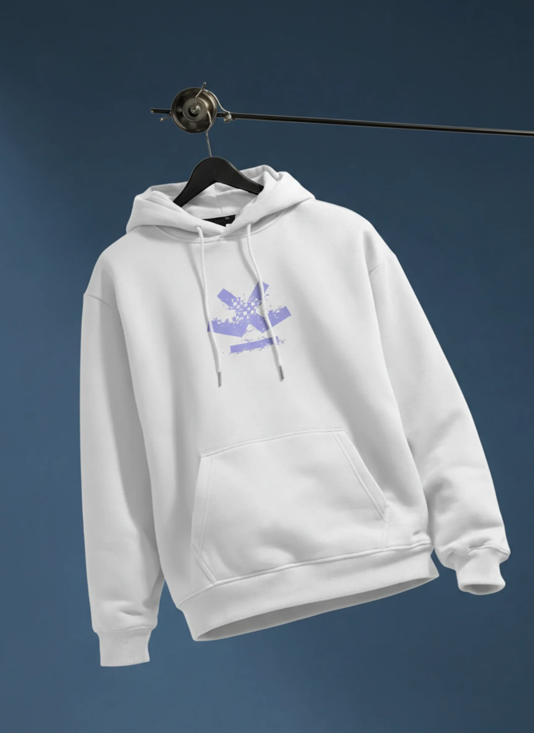 Men's Casual Branded Oversized Fit Sweatshirt | White - Image 2