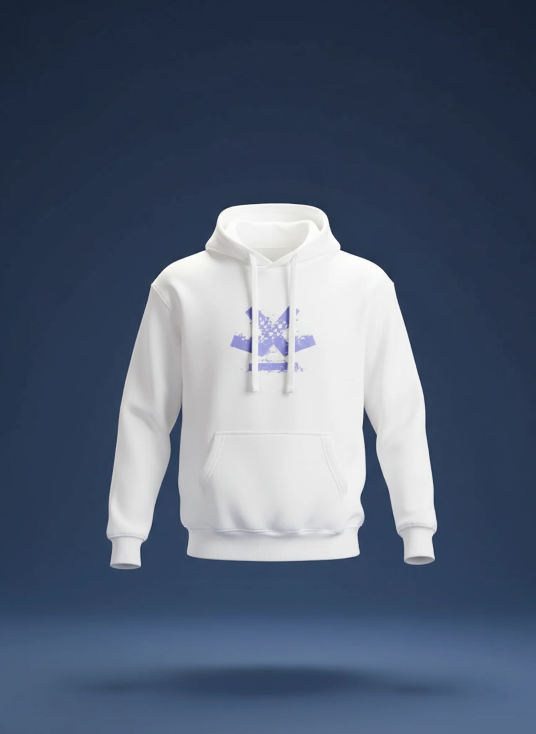 Men's Casual Branded Oversized Fit Sweatshirt | White - Image 3