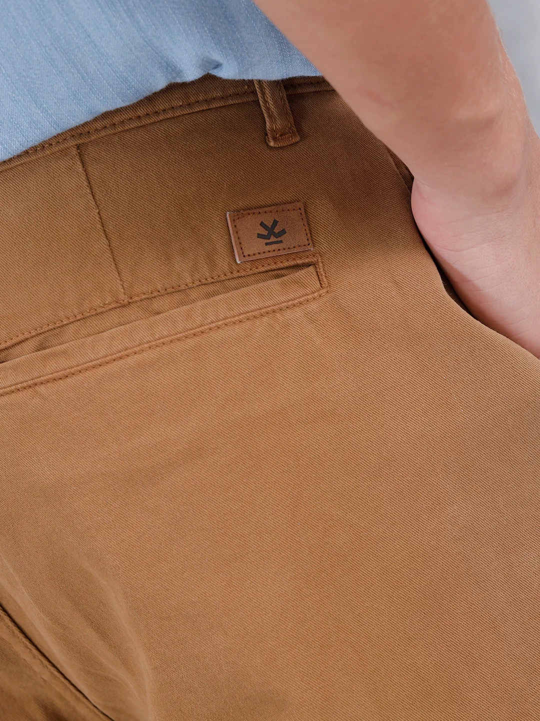 Men's Casual Loose Fit Trouser | Brown - Image 5