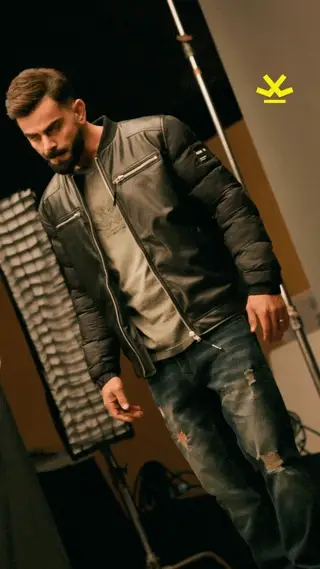 Men's Casual Slim Fit Biker Jacket | Black - Image 2