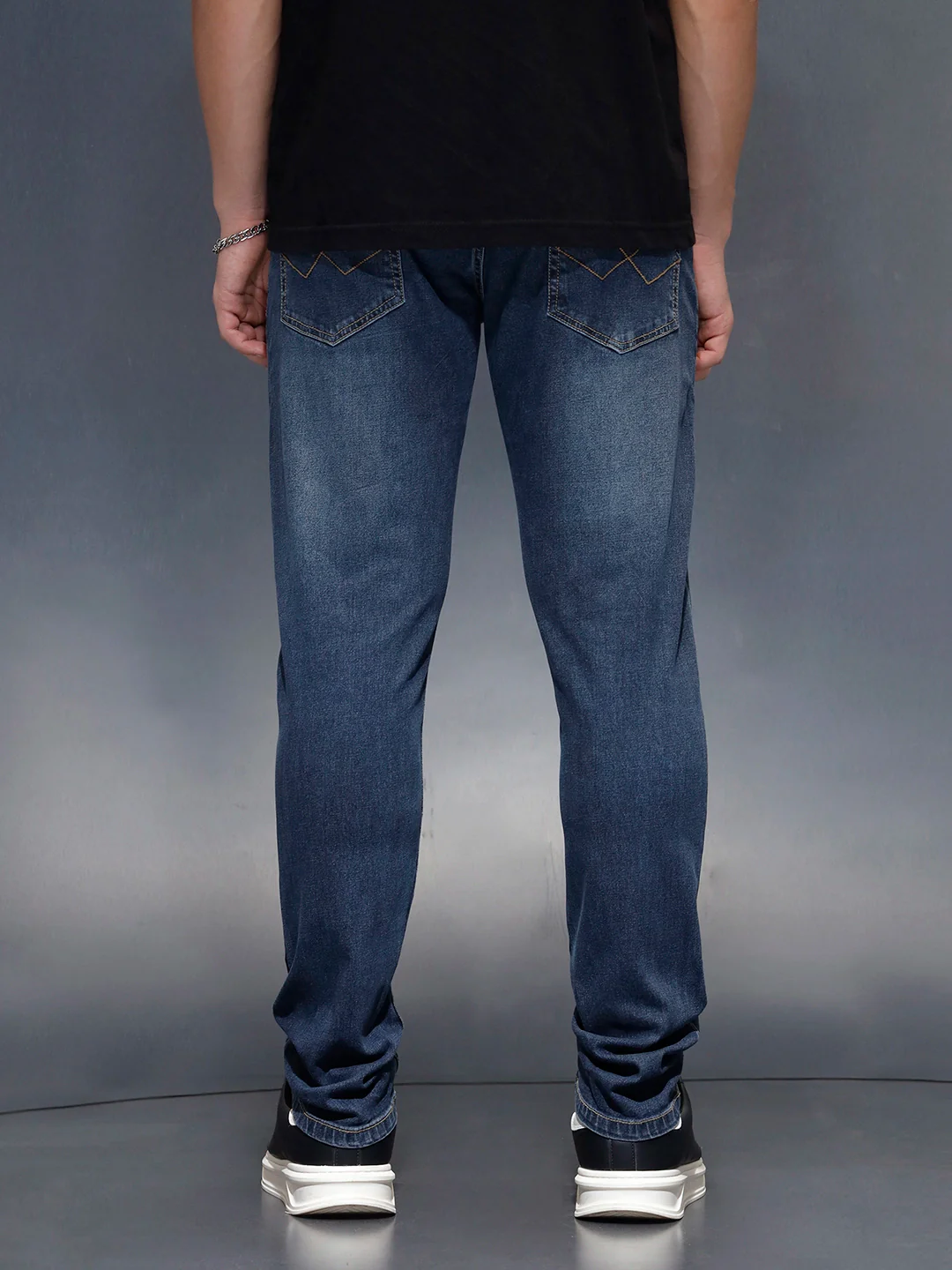 Men's Casual Slim Fit Denim Jeans  | Blue - Image 3