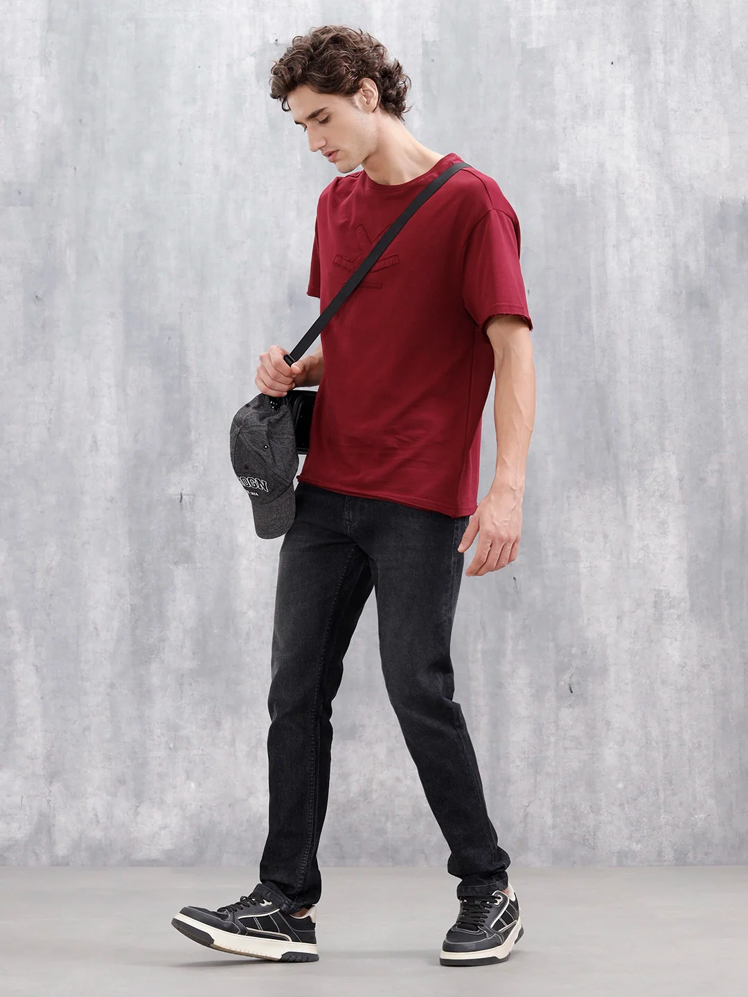 Men's Casual Slim Fit Jeans | Dark Stone - Image 2
