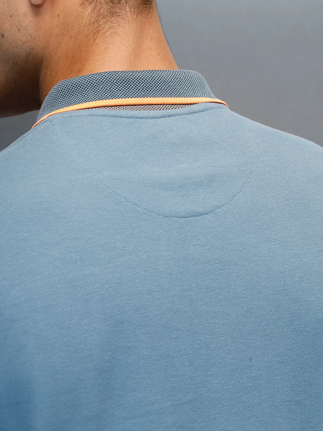 Men's Casual Slim Fit Polo T-Shirt | Blue - Image 5