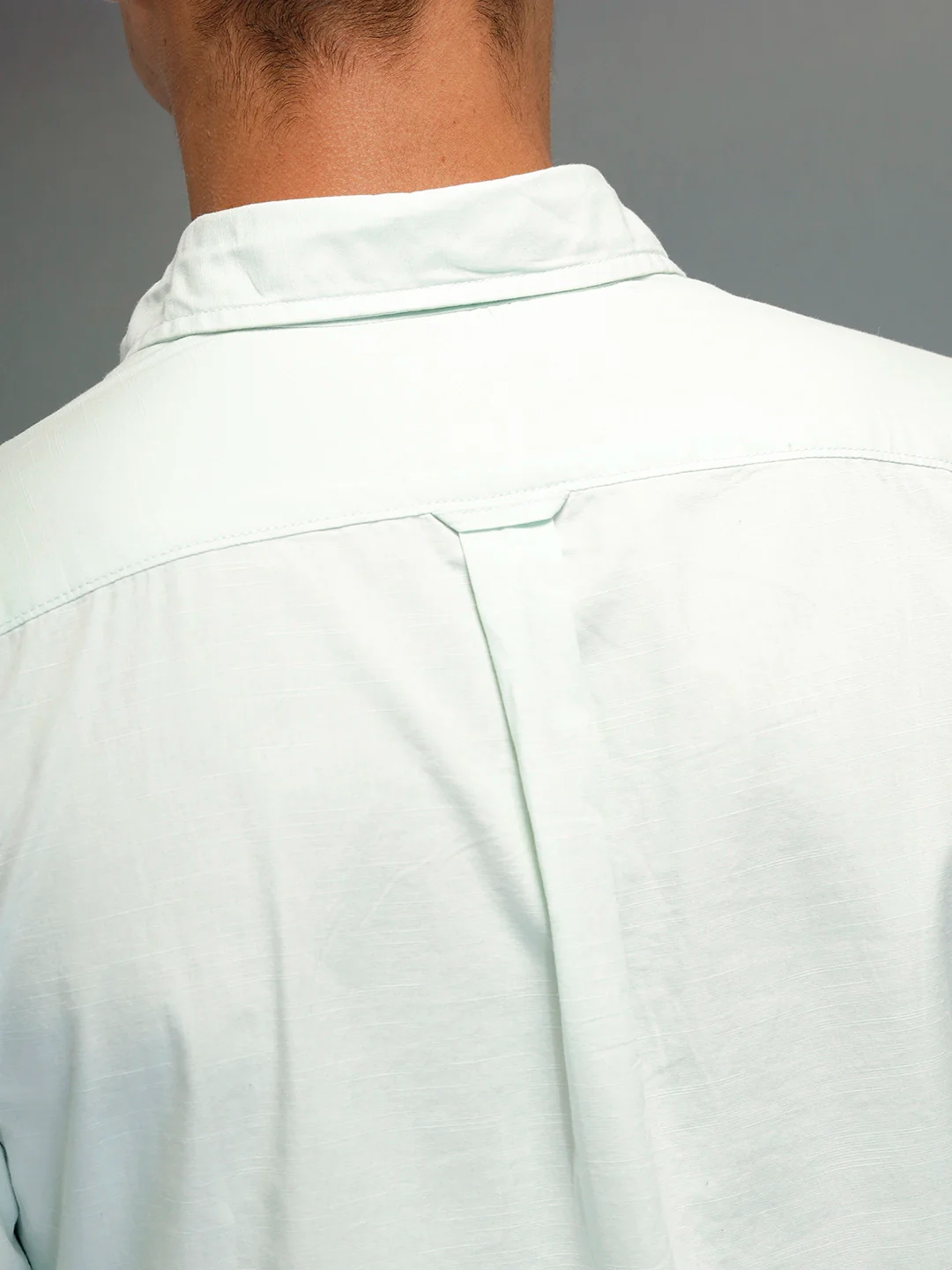 Men's Casual Slim Fit Shirt | Green - Image 5