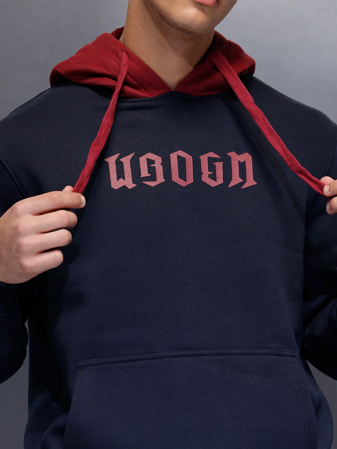 Men's Comfort Fit Hoodie   |  Navy Blue - Image 5
