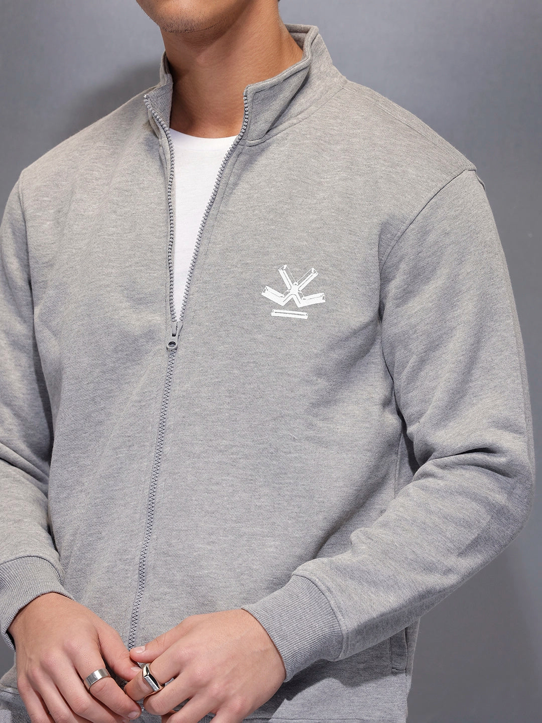 Men's Comfort Fit Sweatshirt   |  Grey - Image 5