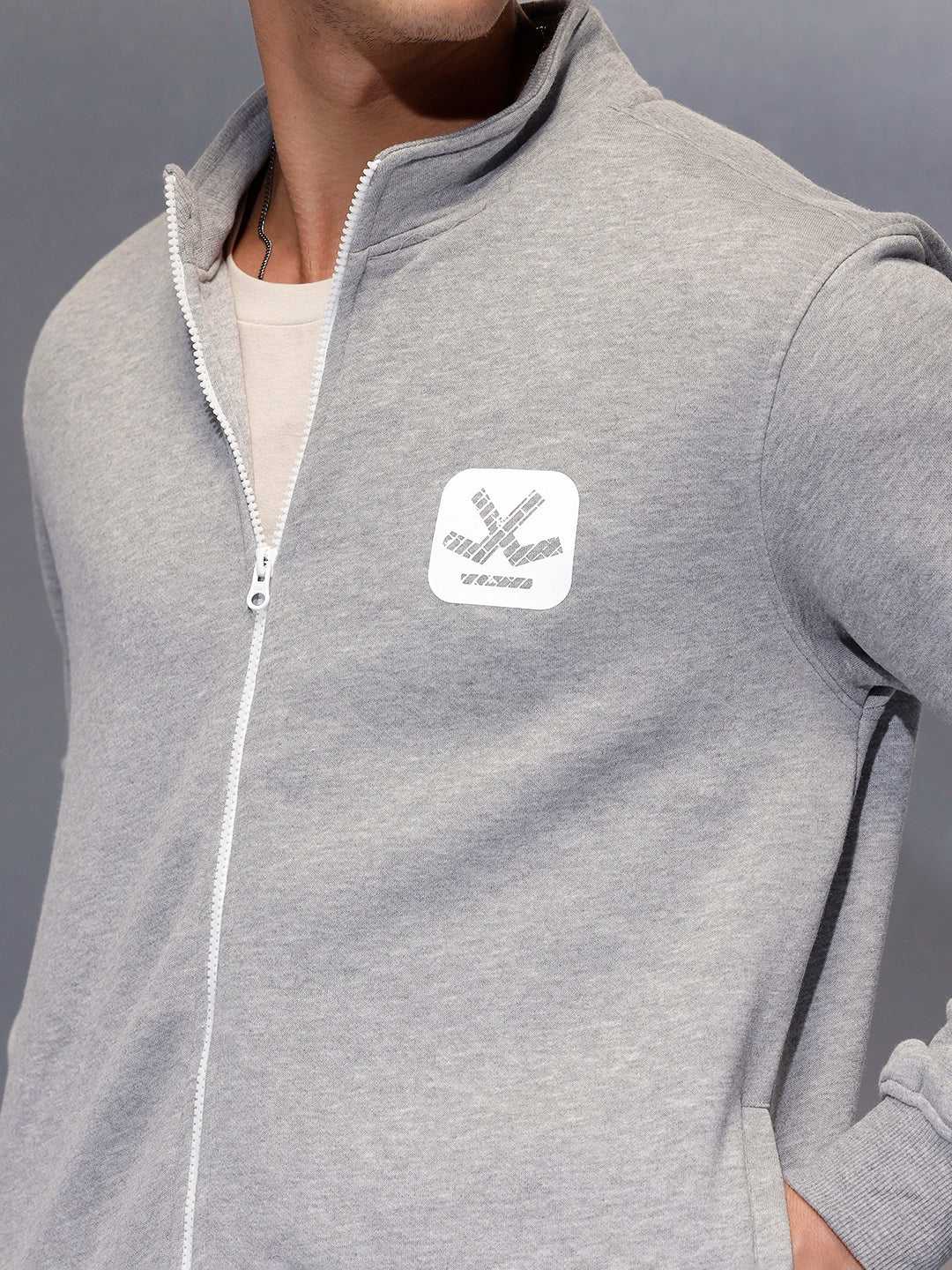 Men's Comfort Fit Sweatshirt   |  Grey - Image 5