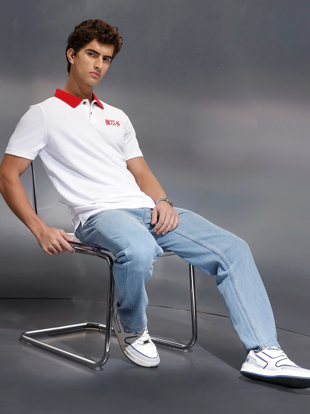 Men's Regular Fit polo tshirt |  White - Image 2