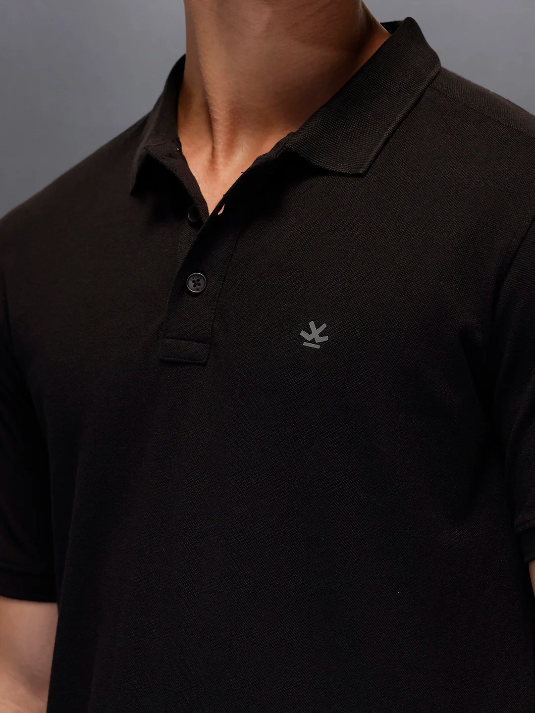 Men's Slim Fit Polo T-Shirt  |  Black - Image 5