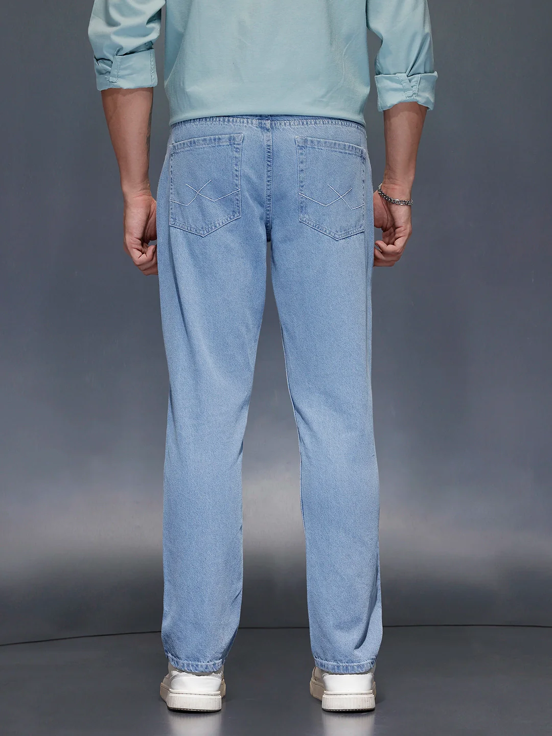 Men's Loose fit jeans | Light Blue - Image 3