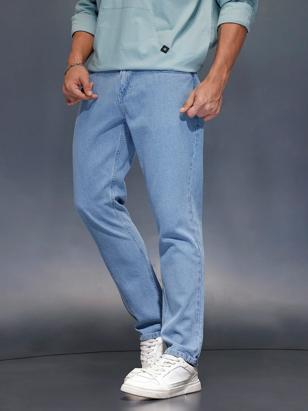 Men's Loose fit jeans | Light Blue - Image 4