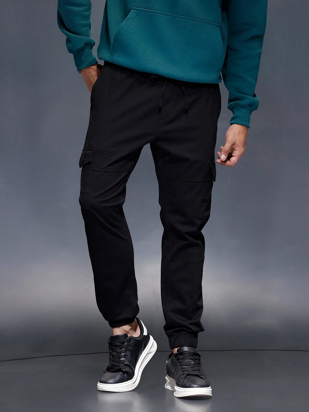 Men's utility joggers | Black - Image 4