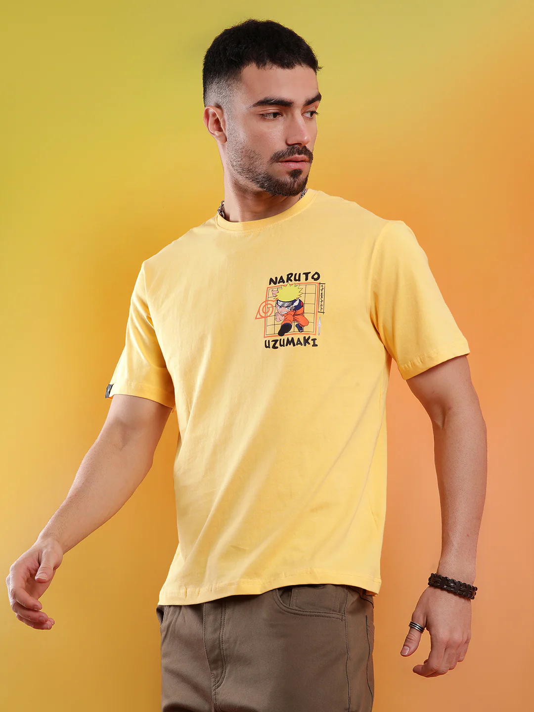 Naruto Uzumaki Yellow T-Shirt - Image 4