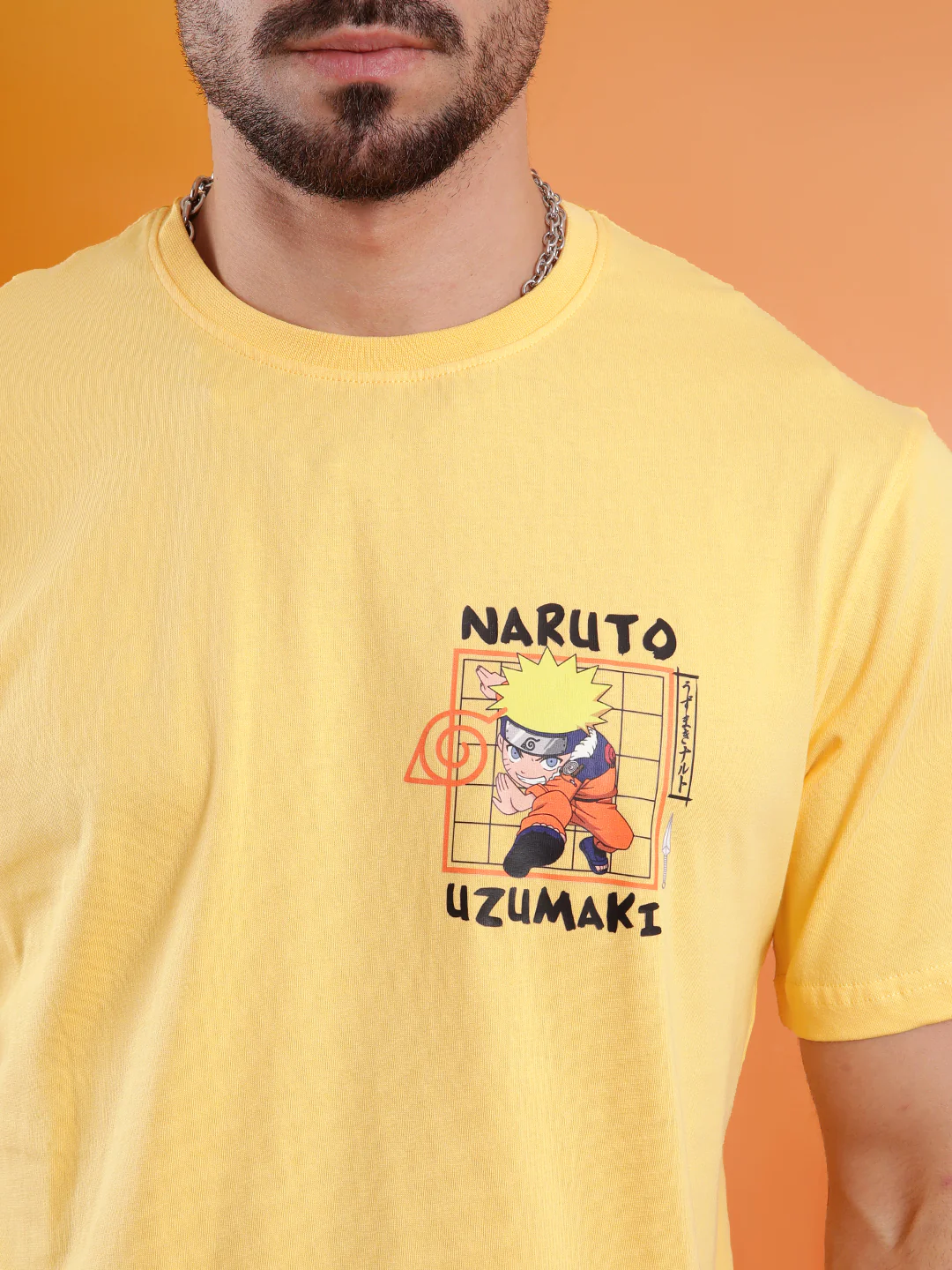 Naruto Uzumaki Yellow T-Shirt - Image 5