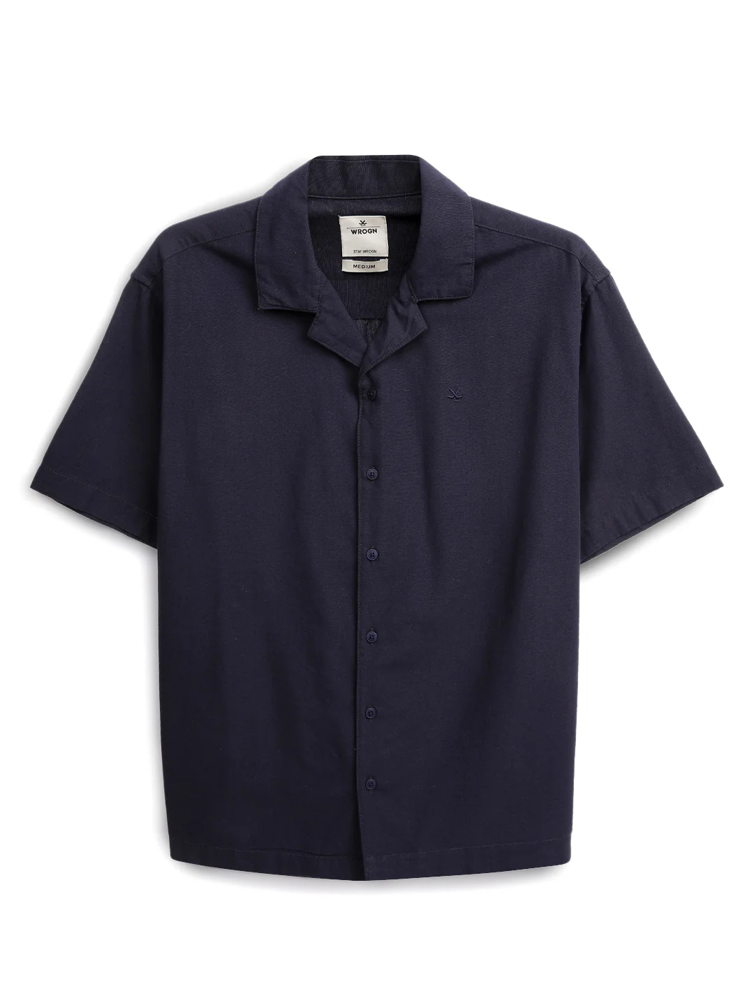 Navy Vision Resort Collar Shirt - Image 6