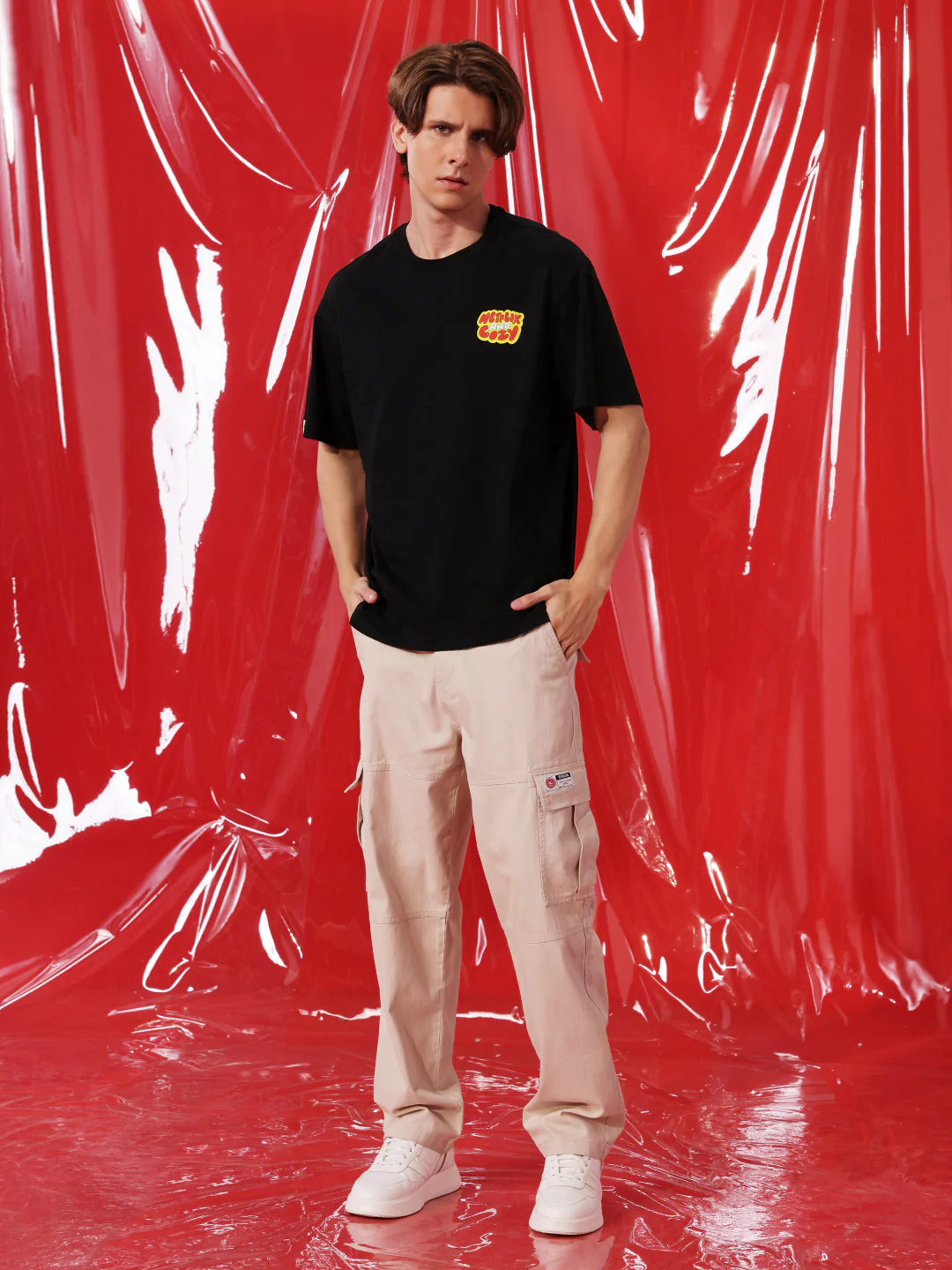 Netflix and Cozy Oversized T-Shirt - Image 2