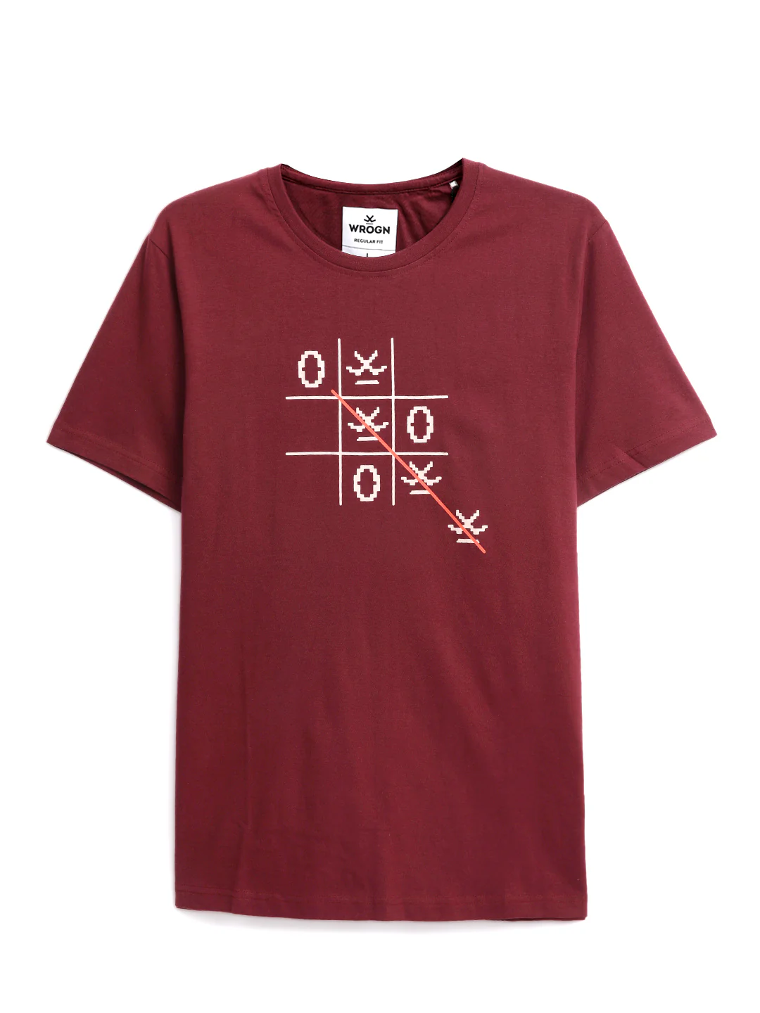 Noughts and Crosses Maroon Printed T-Shirt - Image 6