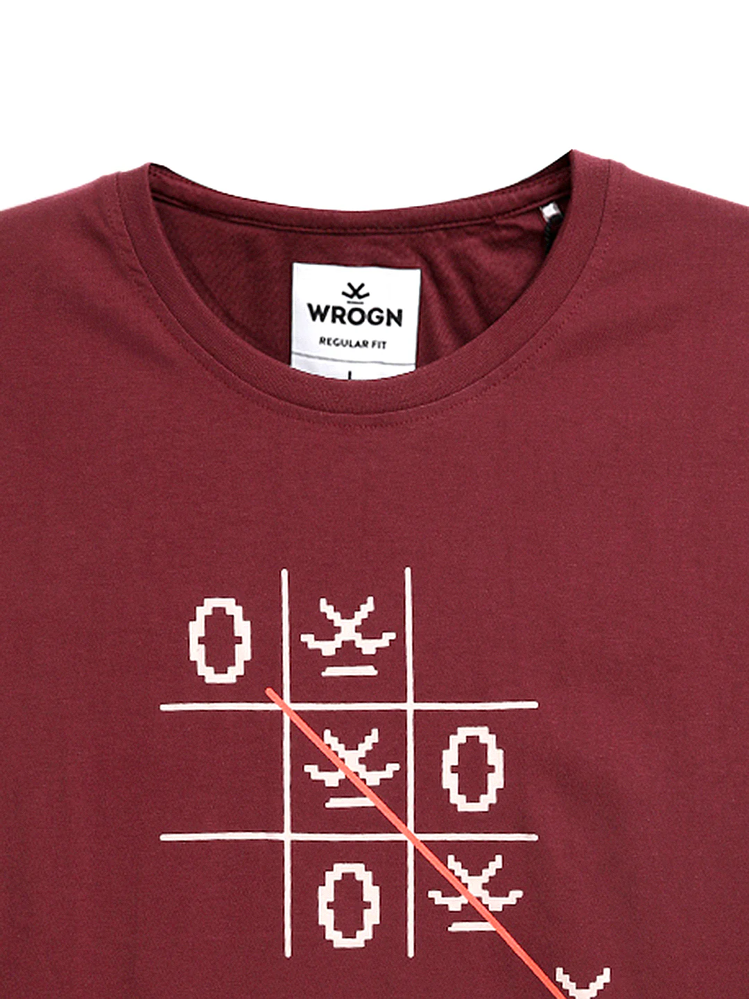 Noughts and Crosses Maroon Printed T-Shirt - Image 8