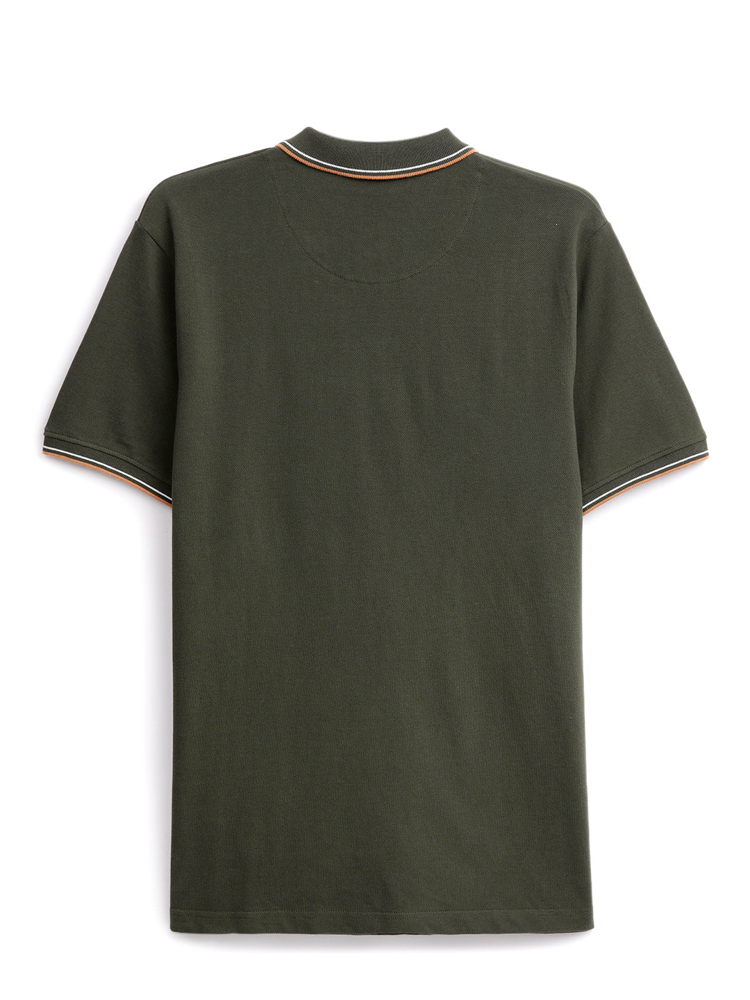 Olive Tipping Collar Polo - Image 3