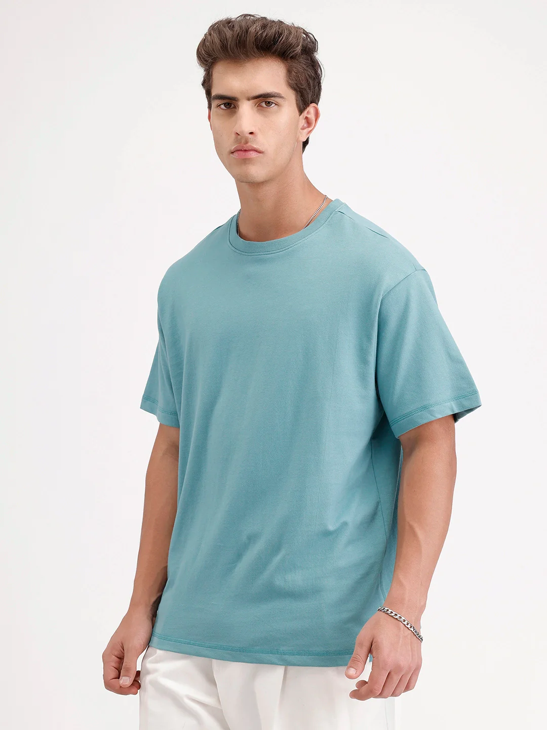 Oversized Back Printed T-Shirt | Green - Image 4