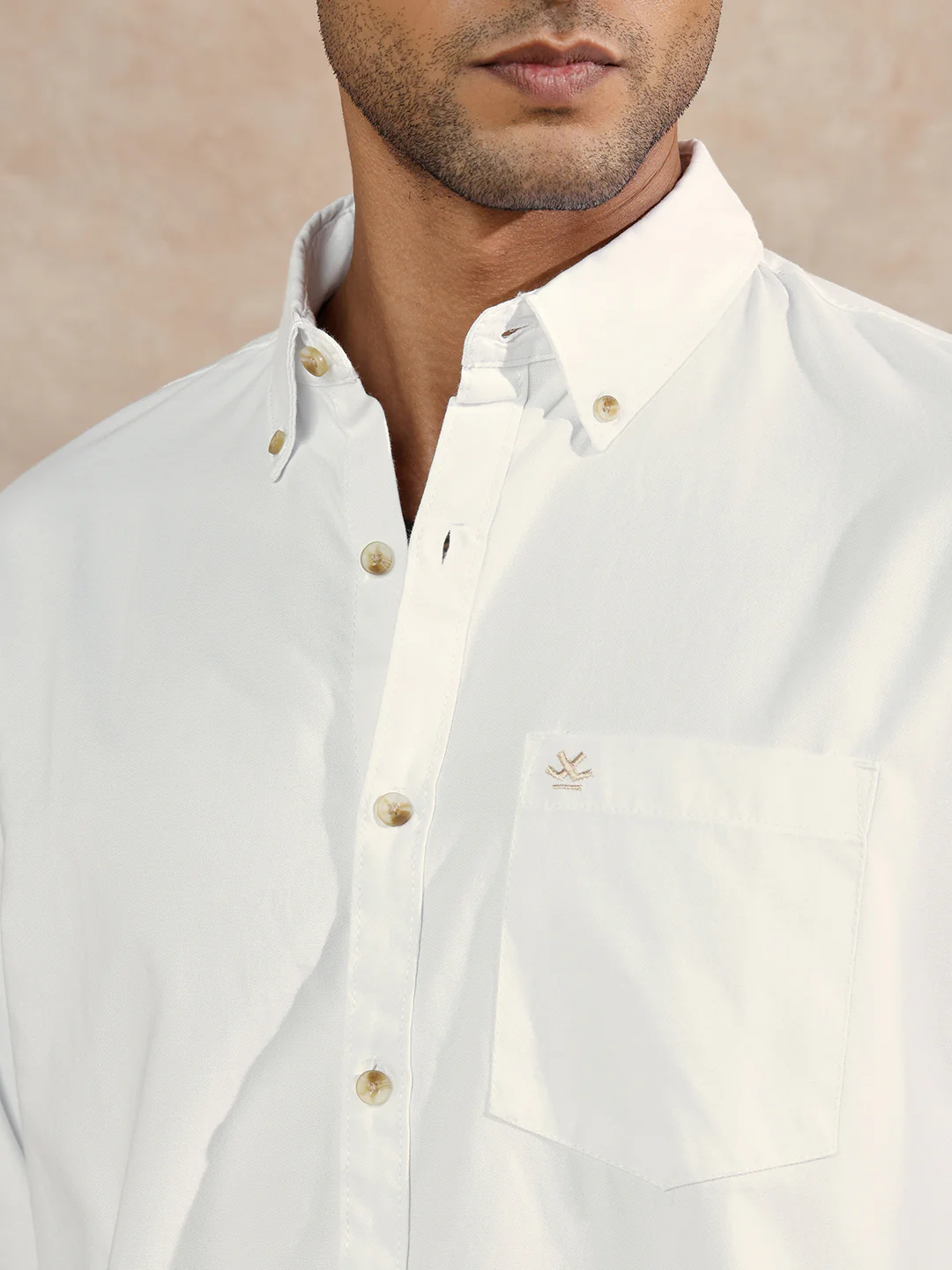 Oxford Button Down Shirt | White - Image 5