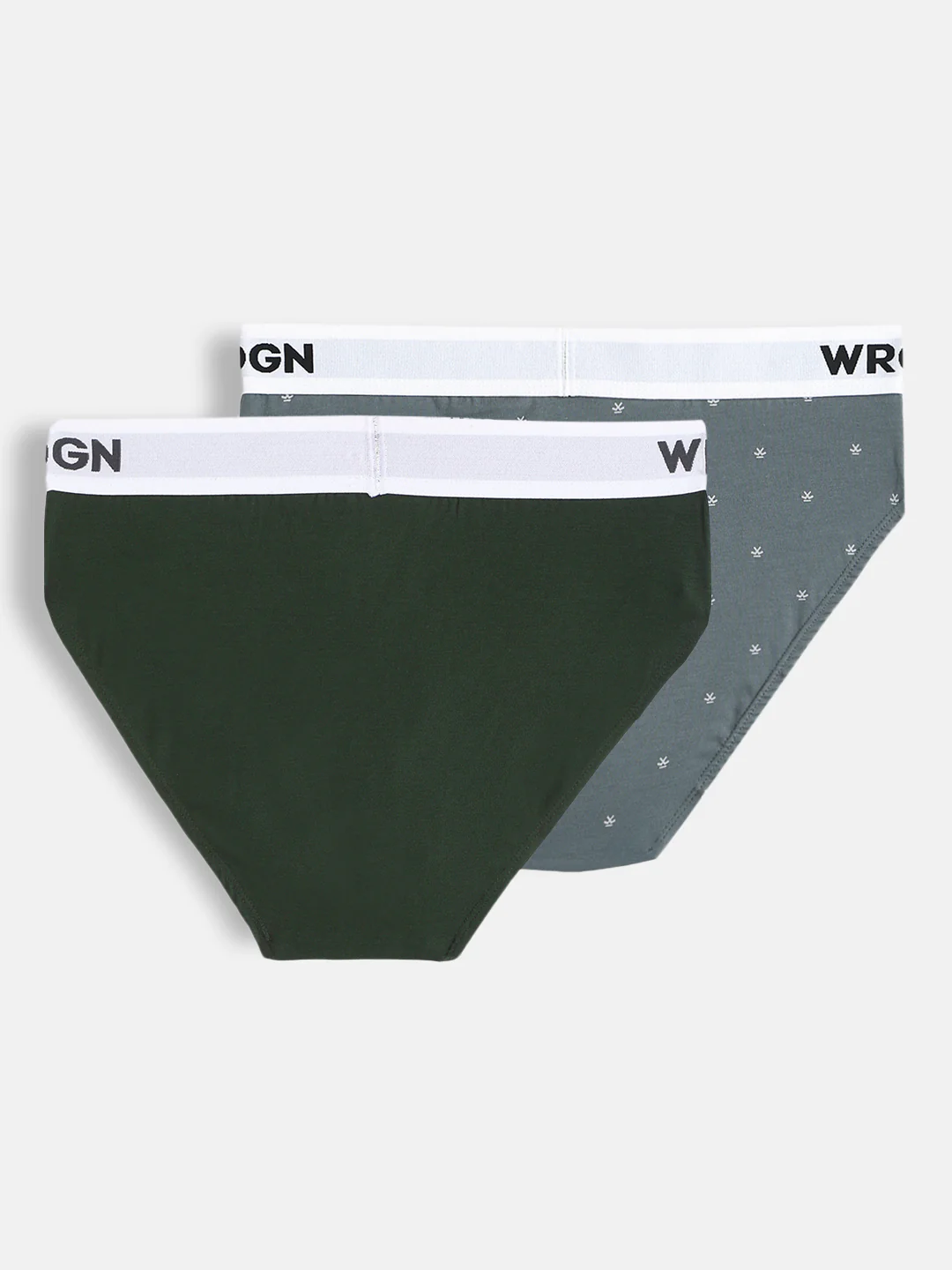 Soft Cotton Solid & Print 2-Pack Briefs - Image 2