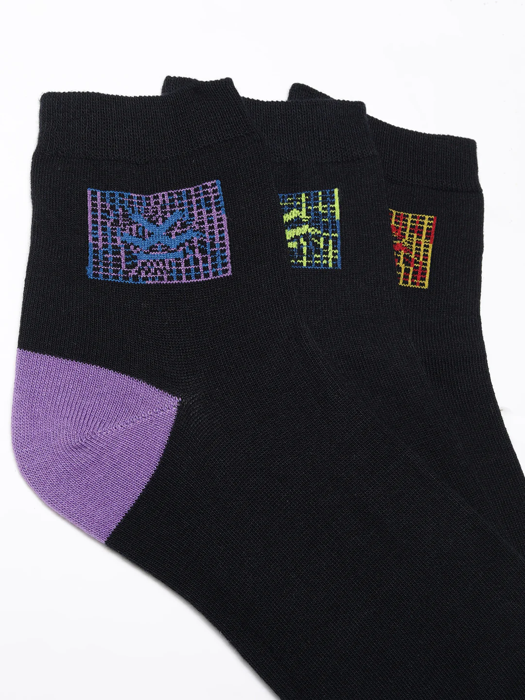 Pack of 3 Printed Design Socks - Image 2