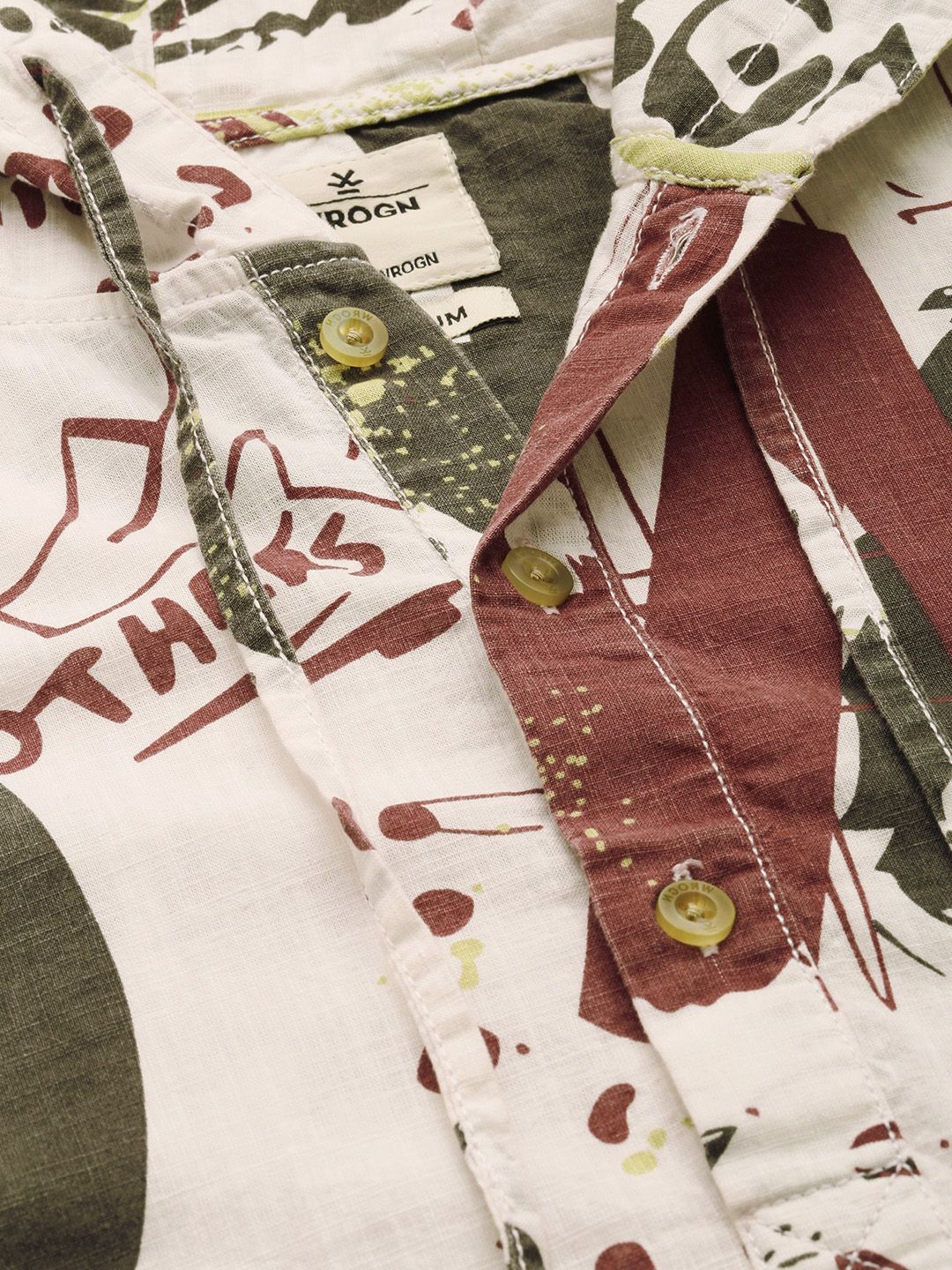 Paint Splatter Hooded Shirt - Image 4