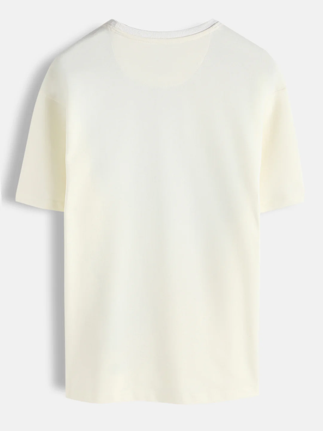 Panel Printed Oversized Fit T-Shirt | White - Image 2