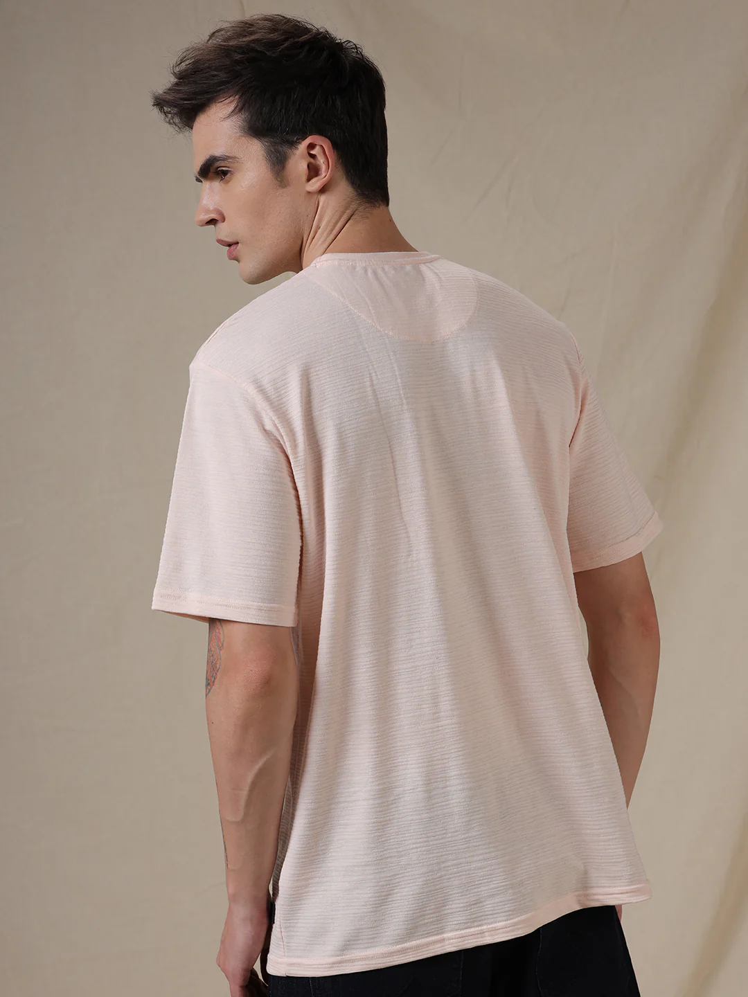 Pink On Pink Regular Fit T-Shirt - Image 3