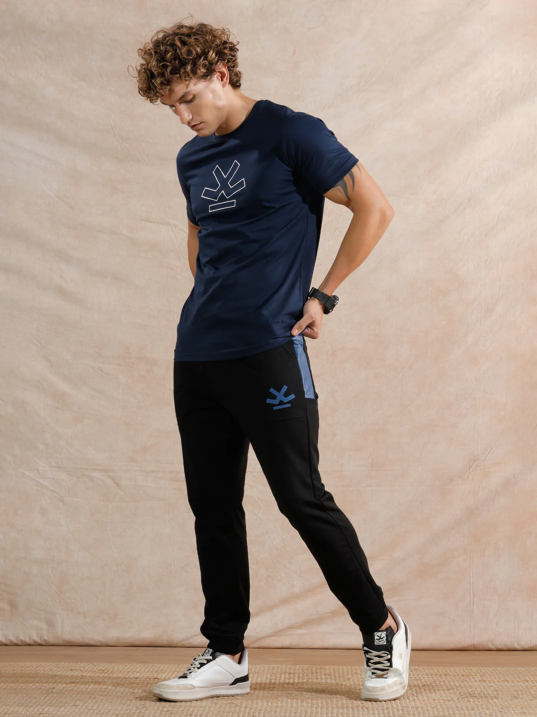 Placement Printed Jogger | Black - Image 2